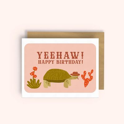 Greeting Card, Yeehaw Happy Birthday