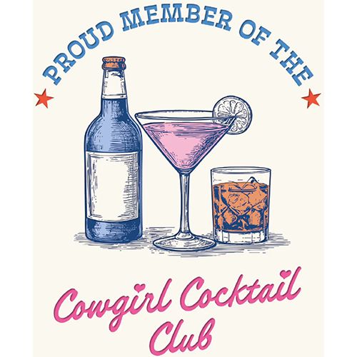 Ranch Rebel Sticker, Cowgirl Cocktail Club