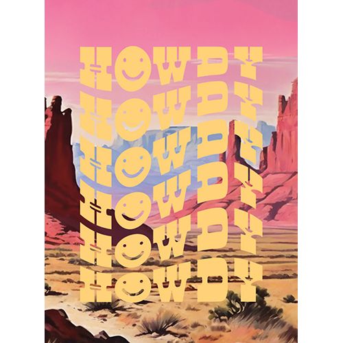 Ranch Rebel Sticker, Howdy