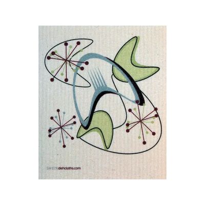 Swede Dishcloth - Mid Century Retro
