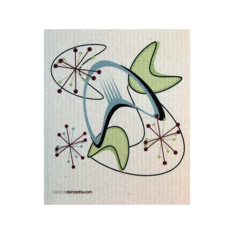 Swede Dishcloth - Mid Century Retro