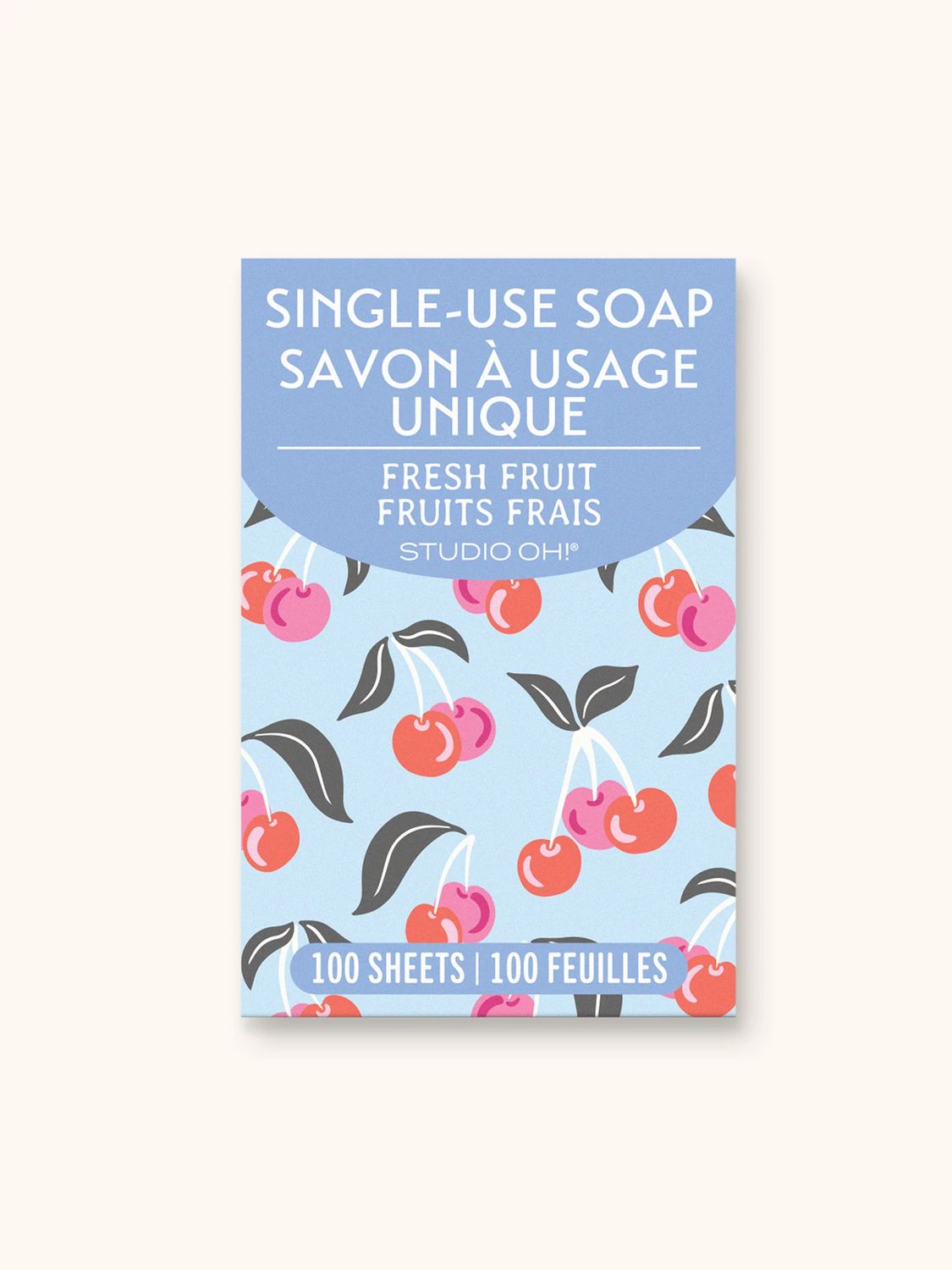Single-Use Soap Sheets, Pattern: Birds in the Cherry Tree