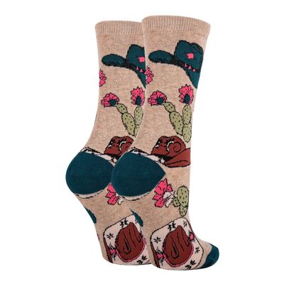 Sock It Up Women's Crew Socks, Sombrero