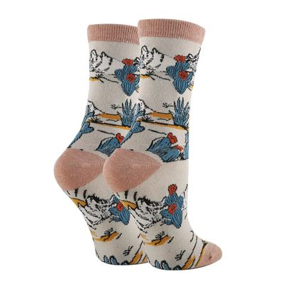 Sock It Up Women's Crew Socks, Wild West