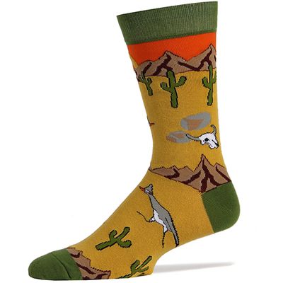 Oooh Yeah Socks Men's Crew Socks, Roadrunner