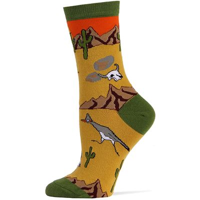 Oooh Yeah Socks Women's Crew Sock, Roadrunner