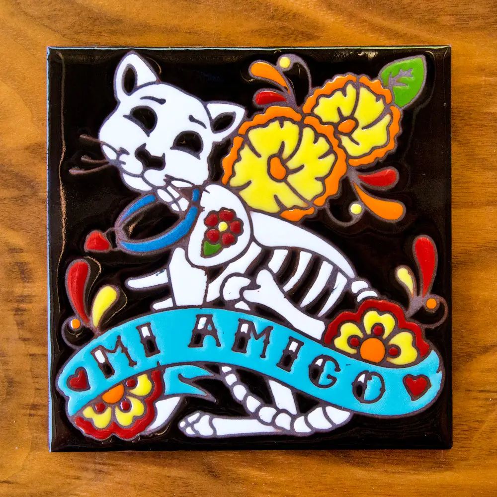 6x6 Decorative Tile-Cat