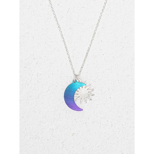 Sun and Moon Necklace for Kids