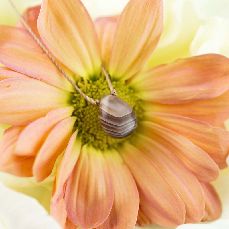 Botswana Agate Soul-Full of Light Necklace For Change