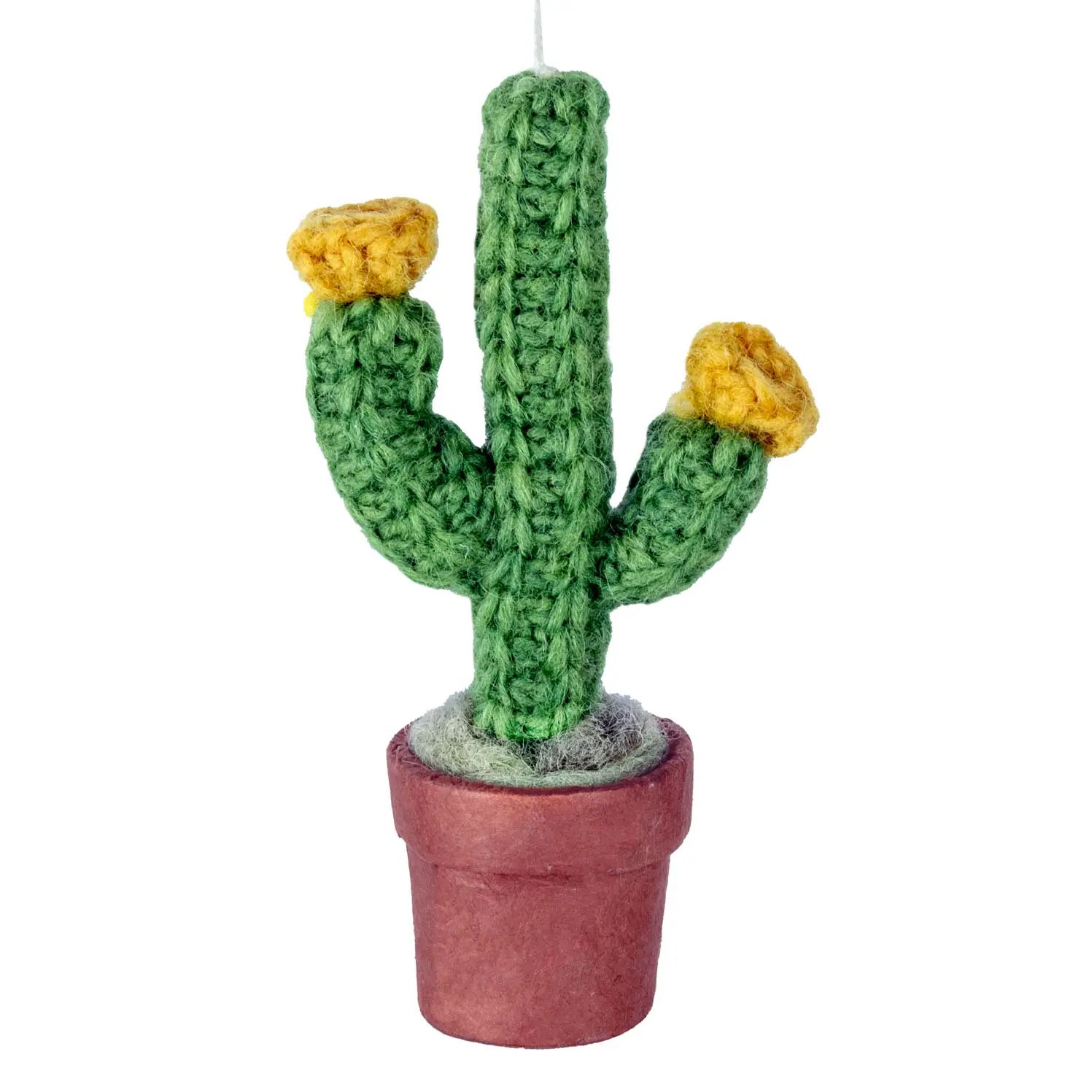 Crochet Saguaro Cactus Ornament