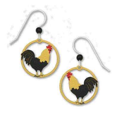Rooster Earrings