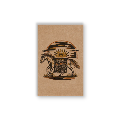Journal,Kraft Layflat - Wild West