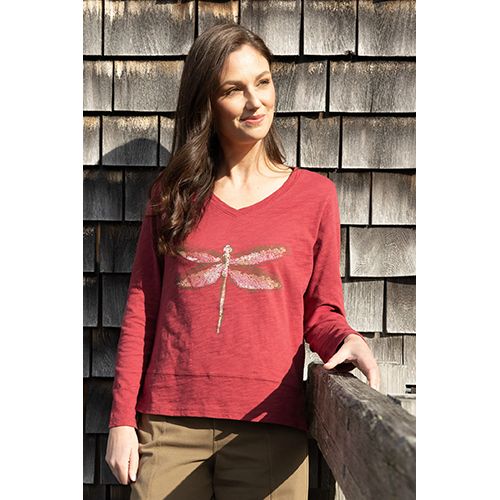 Destination Easy V Tee - Multi Dragonfly