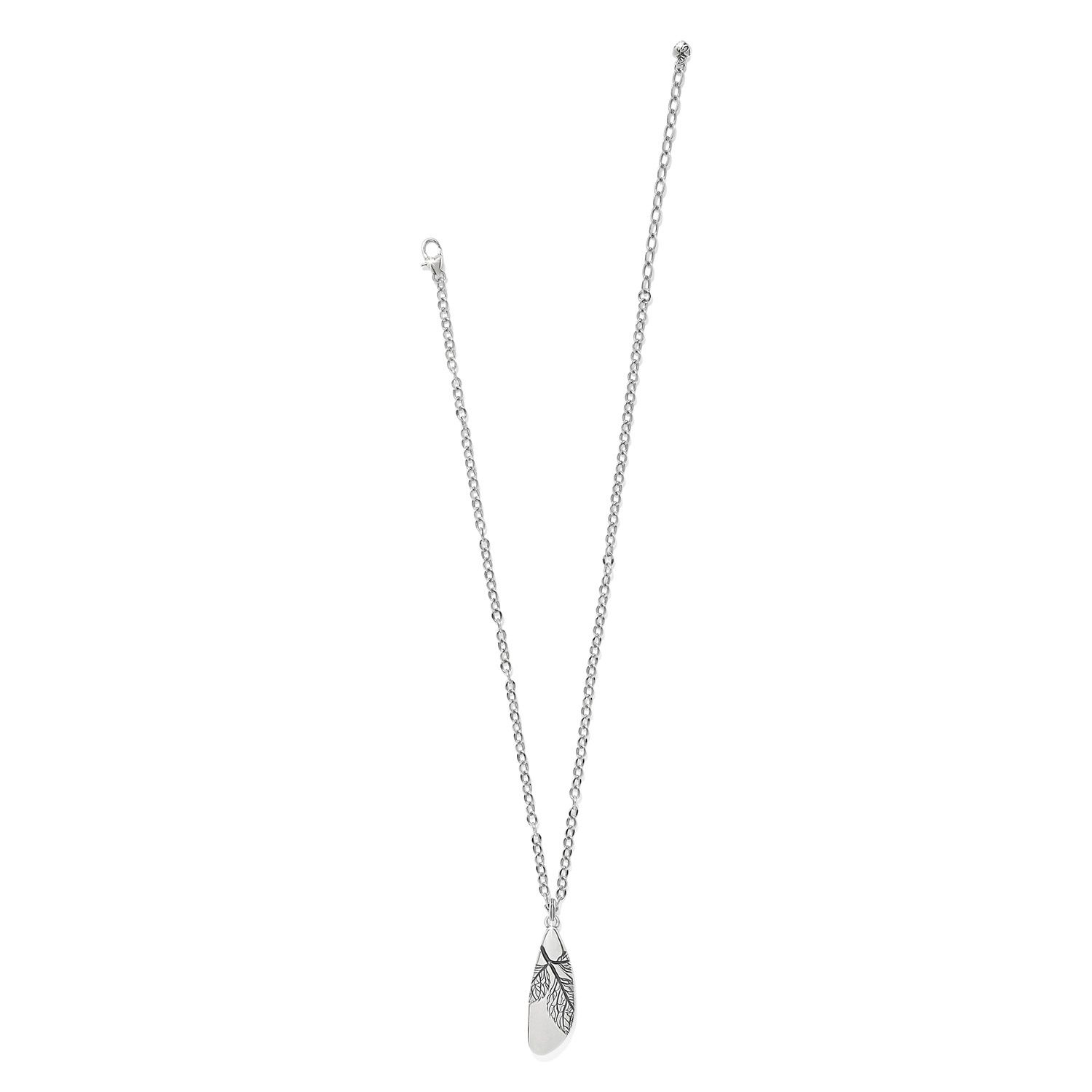 Natura Drop Necklace, Color: Silver