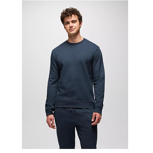 prAna Fleece Crew Sweatshirt, Color: Stormy Night, Size: Medium