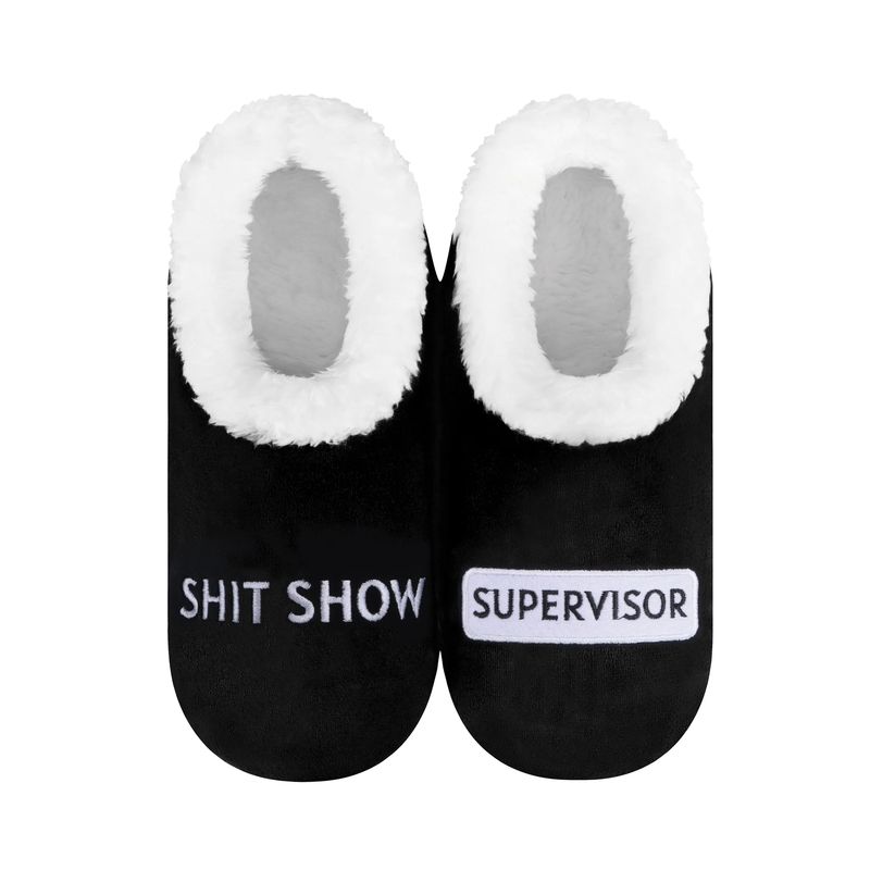 Women&#39;s Shit Show Supervisor Snoozie Slippers