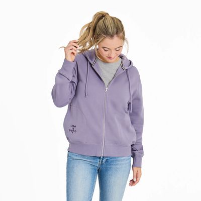 Women&#39;s Crafty LIG Stacked Good Vibes Fleece Hoodie