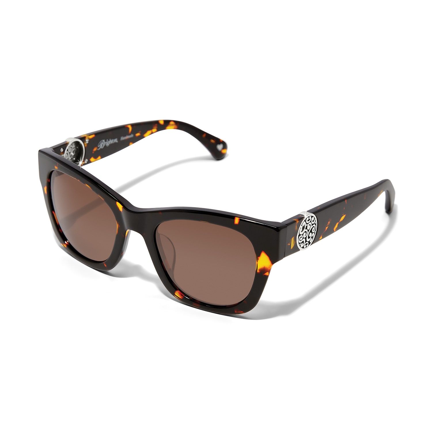 Contempo Medallion Sunglasses, Color: Tortoise