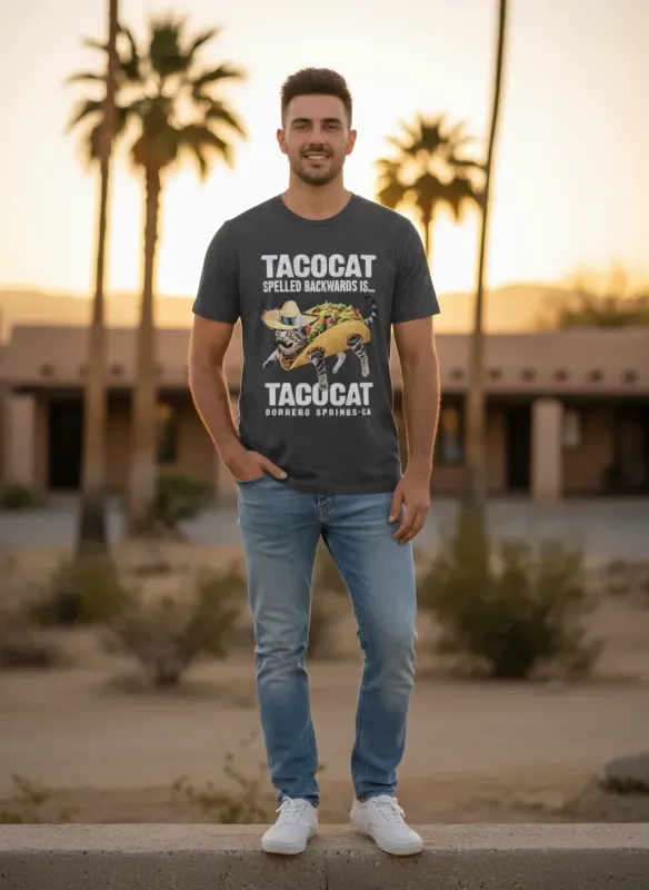 Taco Cat - Adult 50/50 Blend T-Shirt