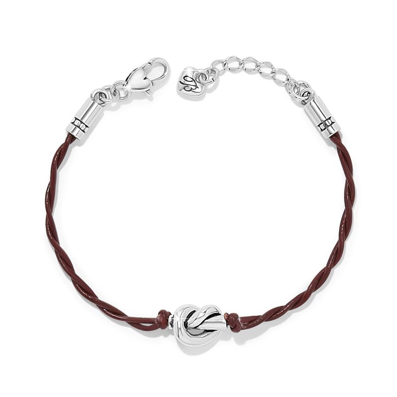 Interlok Single Knot Leather Bracelet