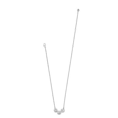 Brighton Vertigo Spiral Trio Necklace