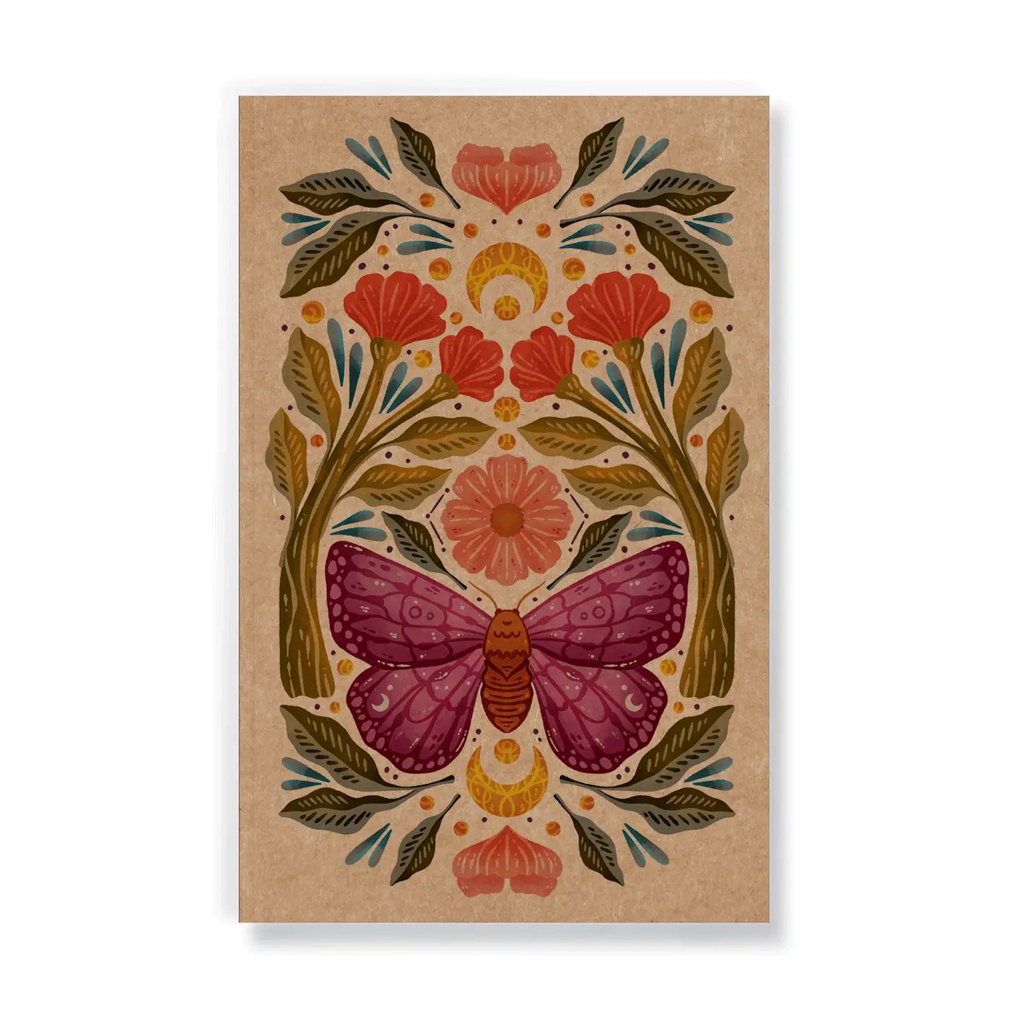 Journal,Classic Layflat - Purple Wings