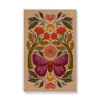 Journal,Classic Layflat - Purple Wings