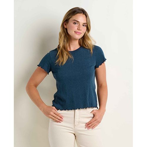 Toad&amp;Co Foothill Pointelle Women's SS Baby Tee