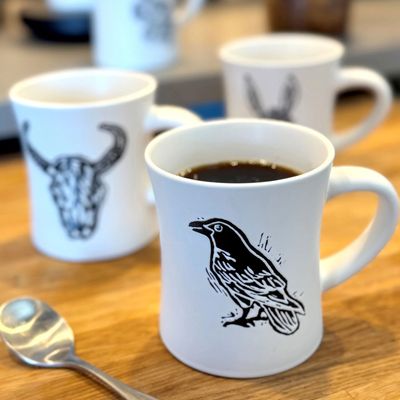 Cuppa This Cuppa That Mug-Crow