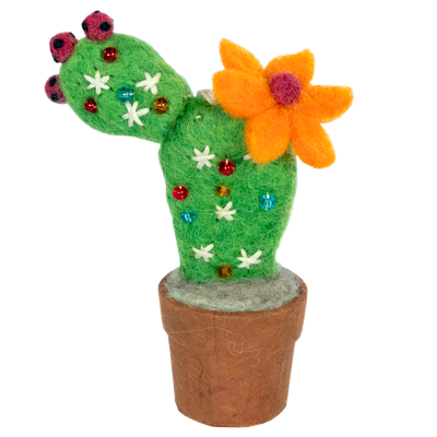 Prickly Pear Cactus Ornament