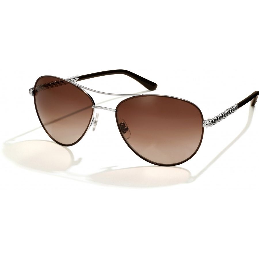 Brighton Helix Sunglasses, Color: Metal