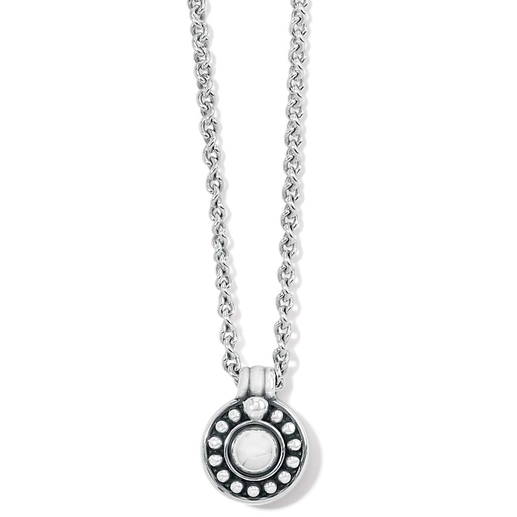 Brighton Pretty Tough Stud Necklace, Color: Silver