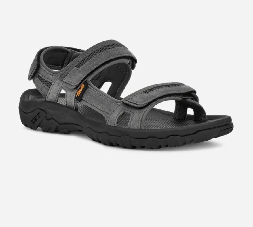 Teva Hudson Men's Sandals, Color: Dark Gull Grey, Size: 9