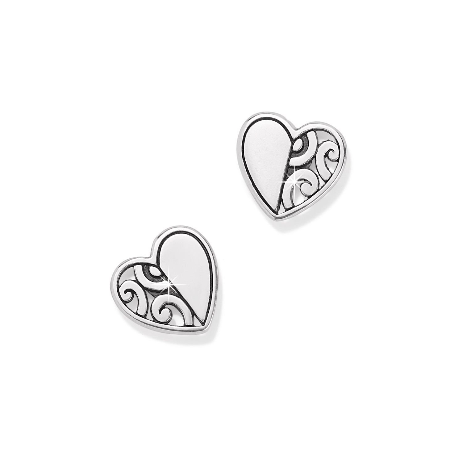 Brighton Deco Mini Post Earrings, Color: Silver