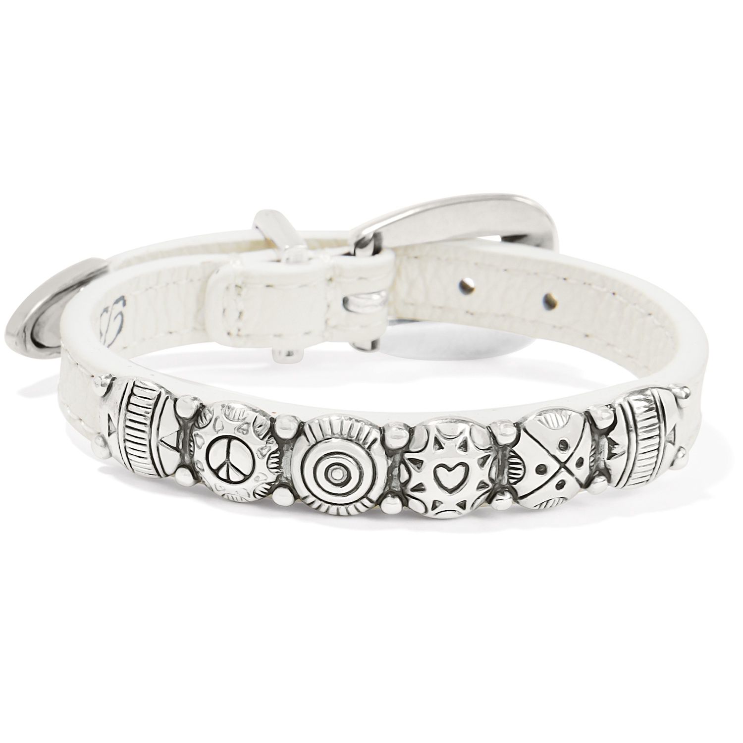 Brighton Harmony Bandit Bracelet - White, Color: White