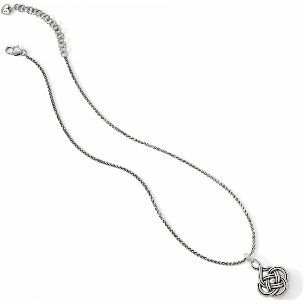 Brighton Interlok Petite Necklace, Color: Silver