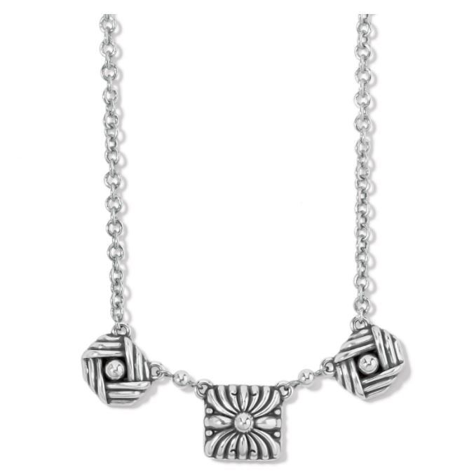 Brighton Sonora Motif Necklace, Color: Silver