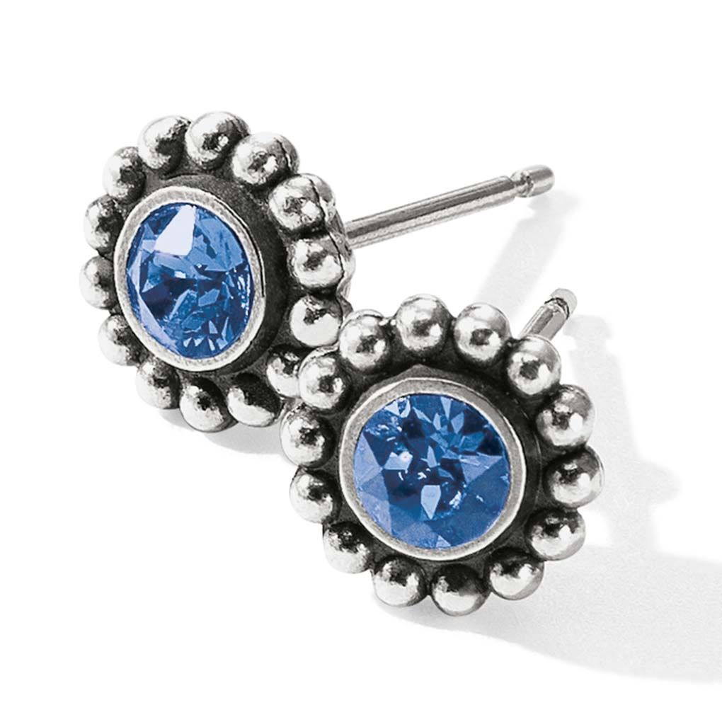 Brighton Twinkle Mini Post Earring - Sapphire, Color: Sapphire