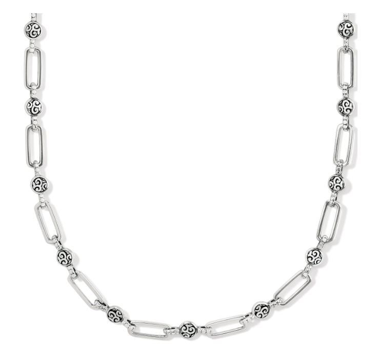 Brighton Mingle Links Necklace, Color: Silver