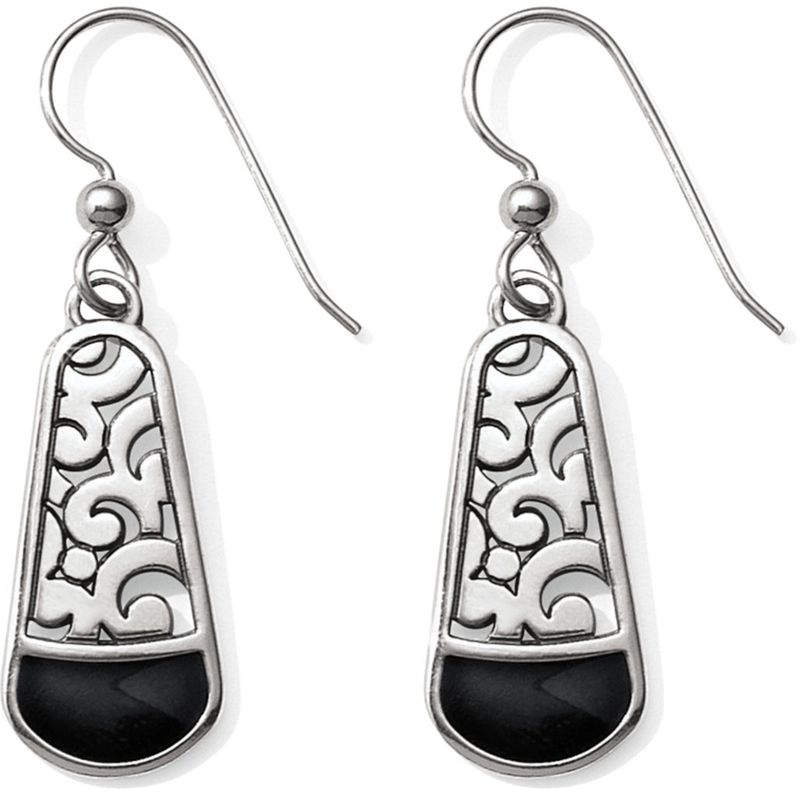 Brighton Catania Black French Wire Earrings