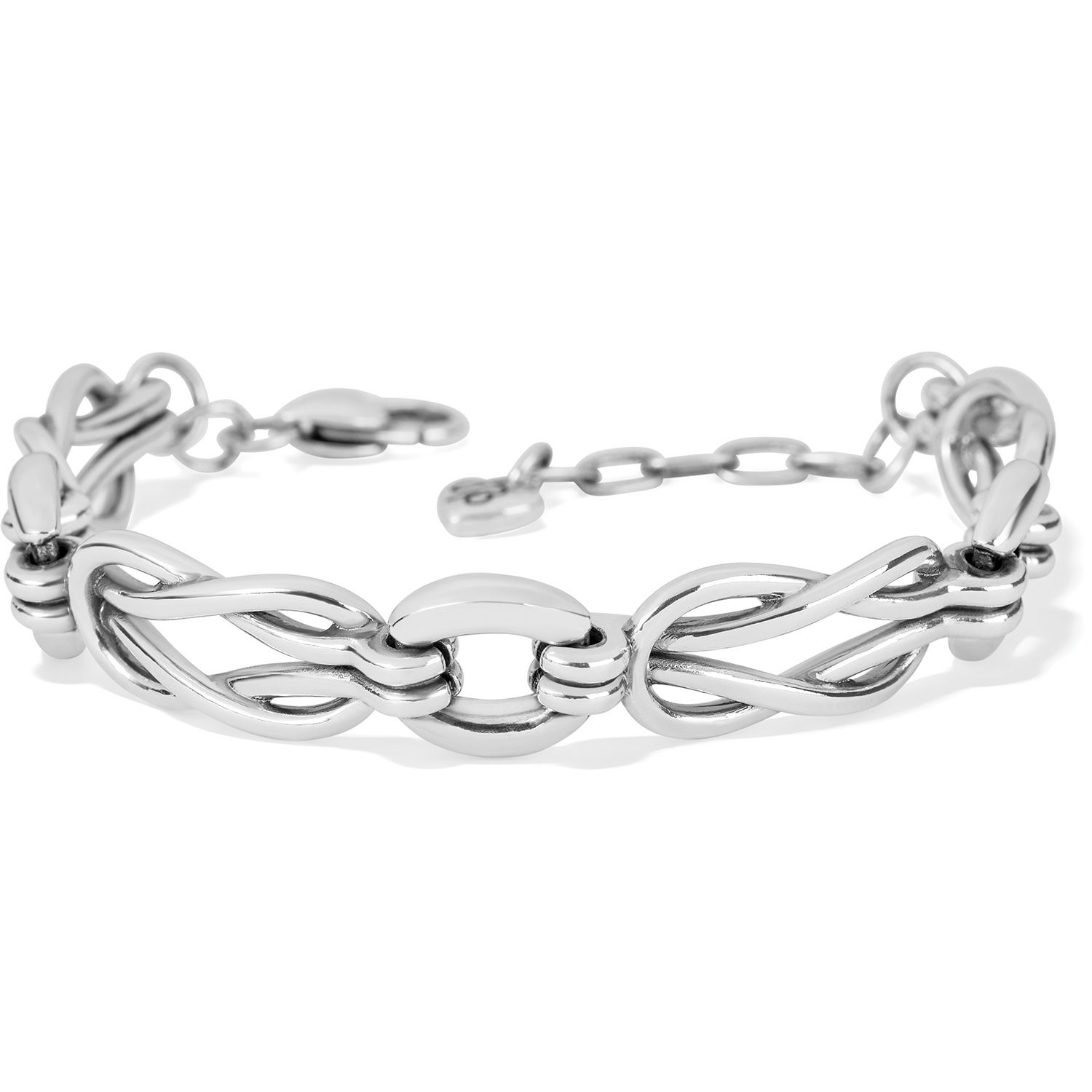 Brighton Interlok Harmony Bracelet, Color: Silver