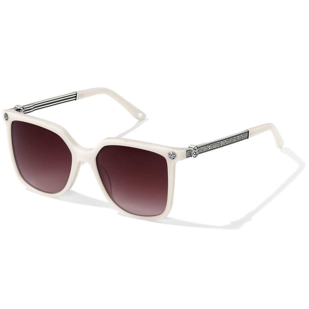 Brighton Mingle Sunglasses, Color: White