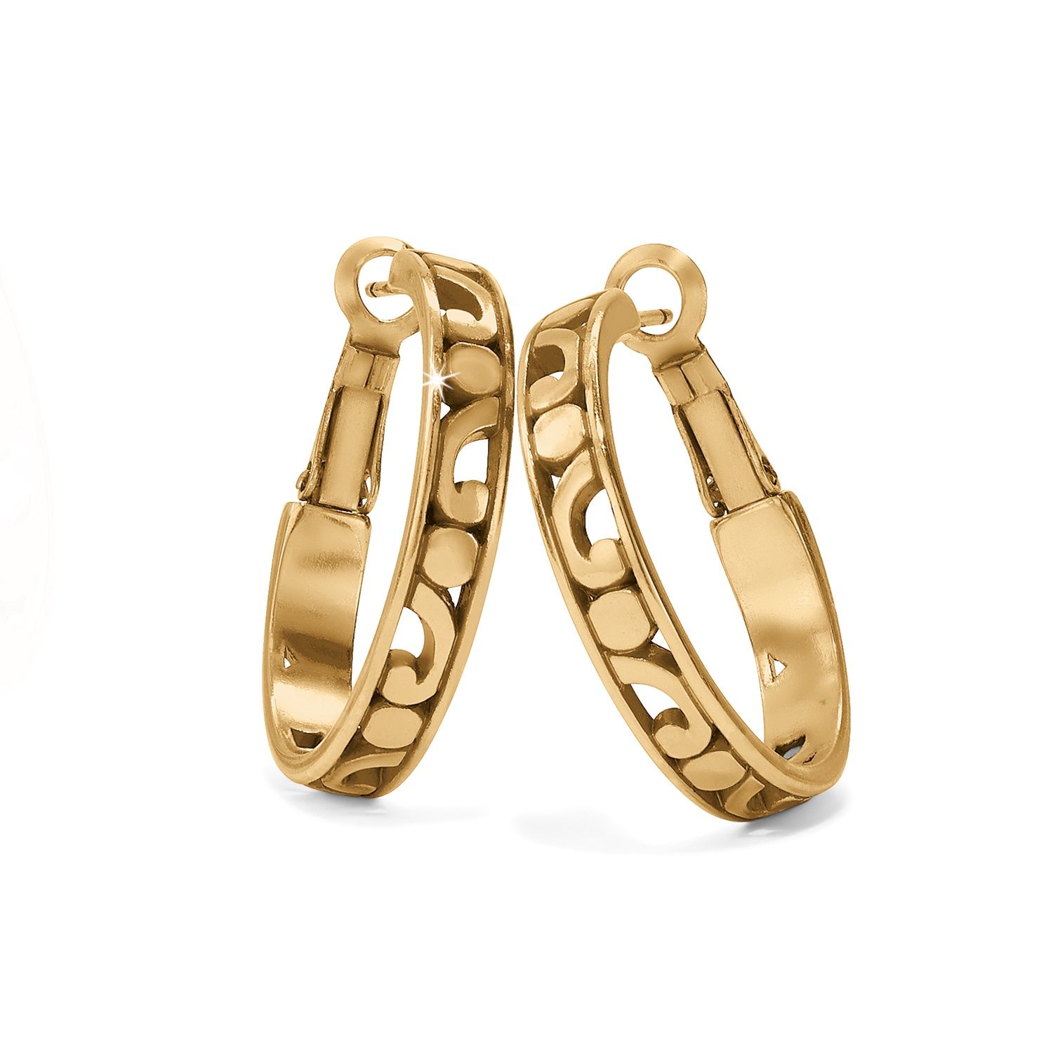 Brighton Contempo Small Hoop - Gold, Color: Gold