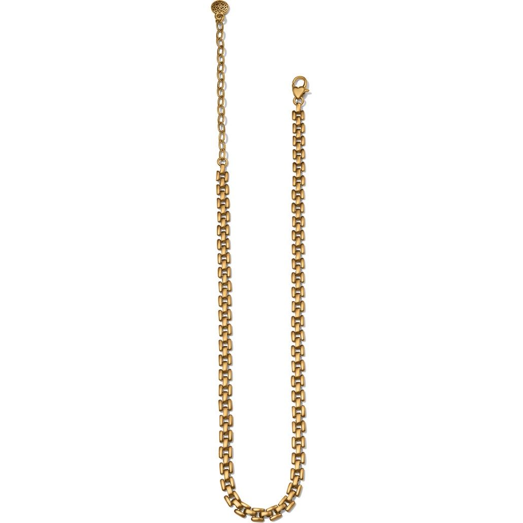 Brighton Athena Chain Necklace - Gold, Color: Gold