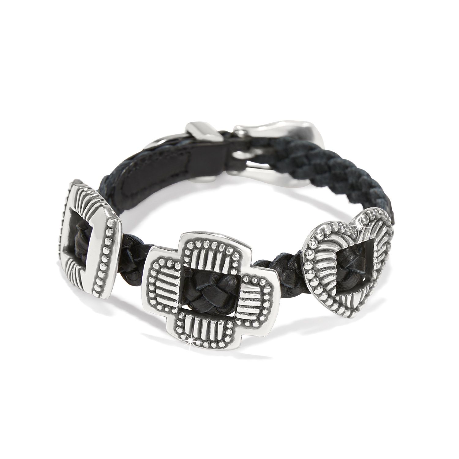 Brighton Austin Bandit Bracelet - Black, Color: Black