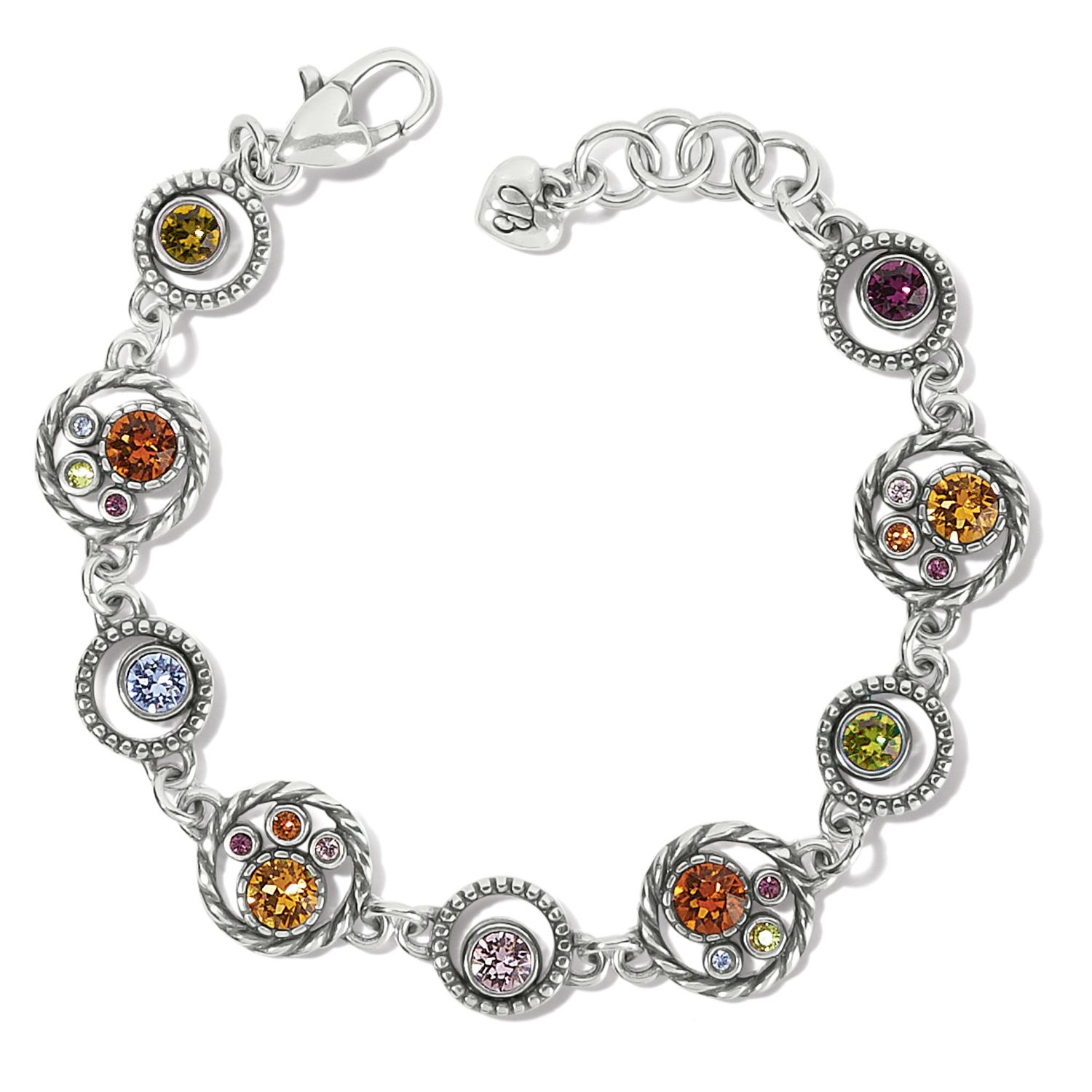 Brighton Halo Gems Bracelet, Color: Silver/Multi