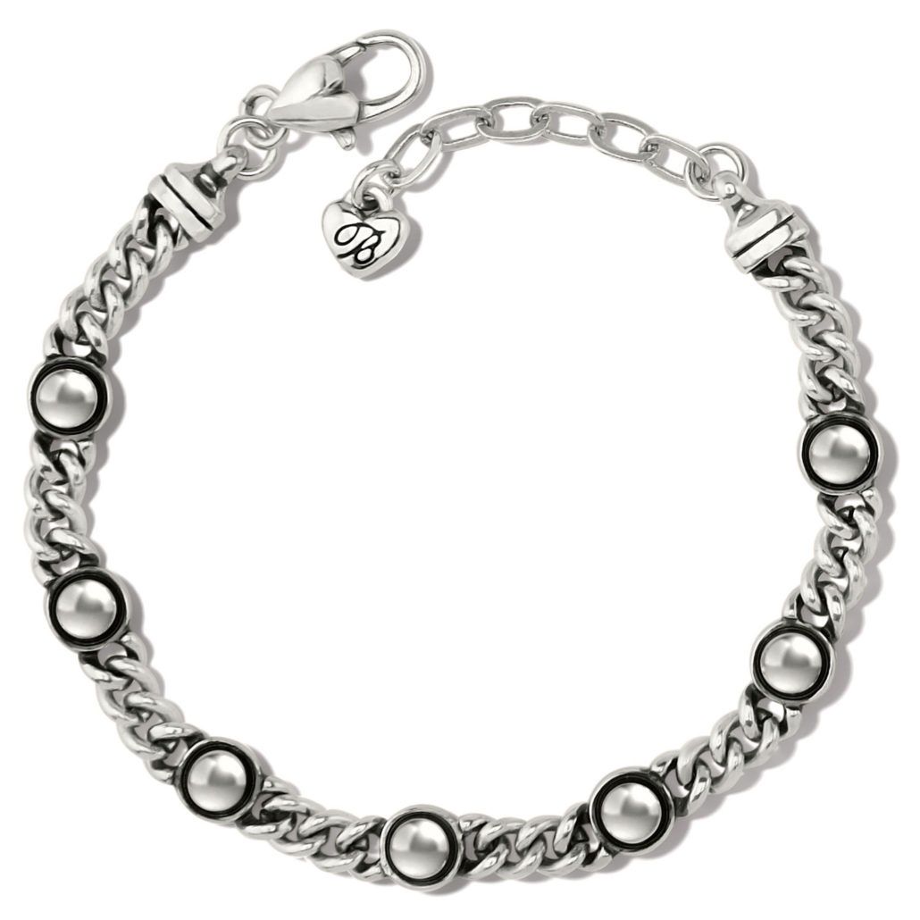 Brighton Pretty Tough Chain Bracelet, Color: Silver