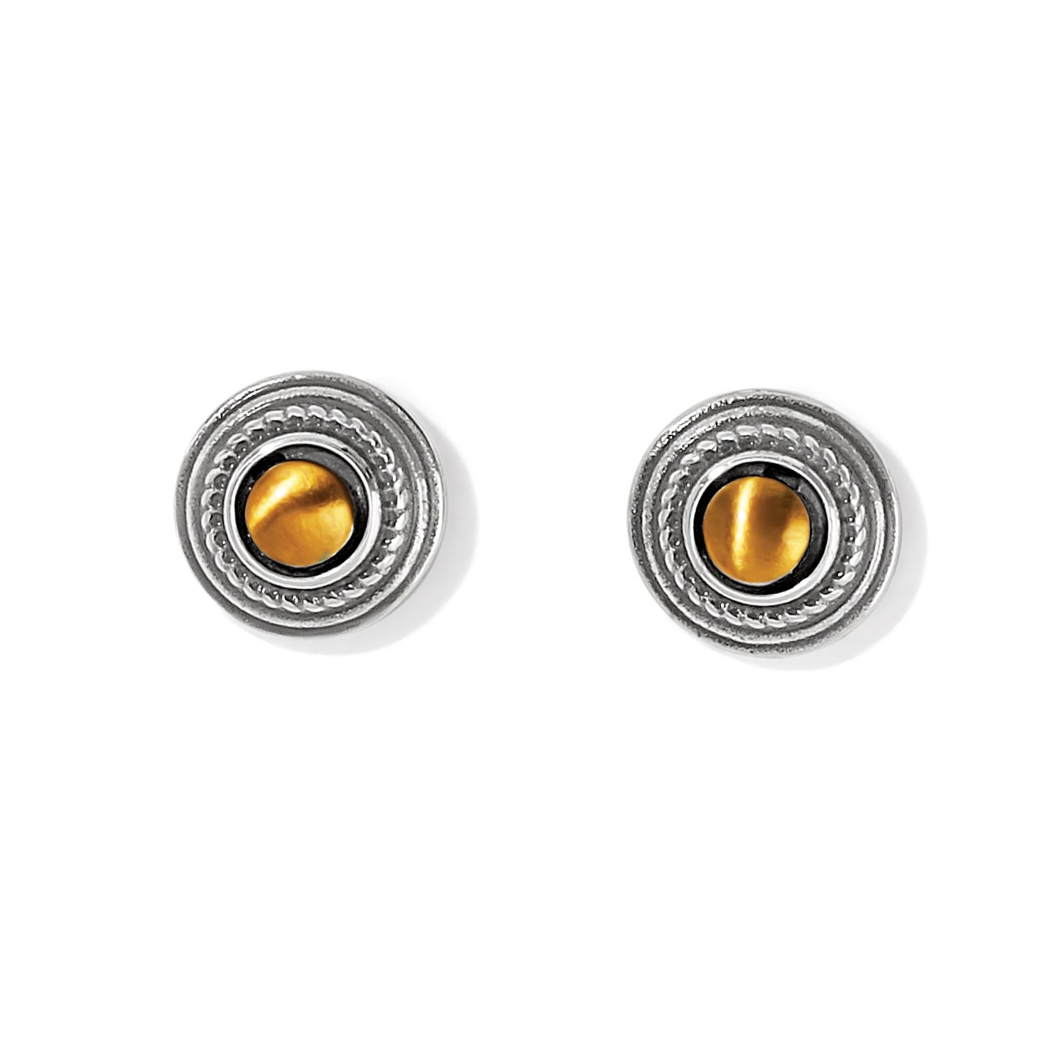 Brighton Monete Post Earrings, Color: Silver/Gold