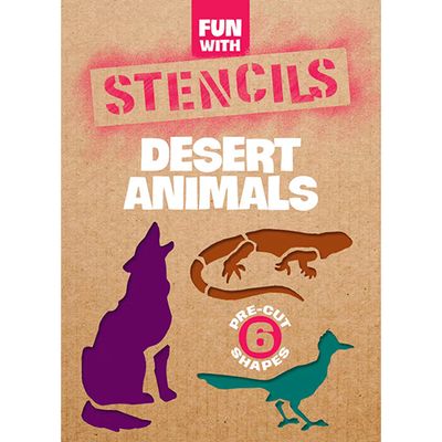 LA, Fun w/Desert Animals Stencils