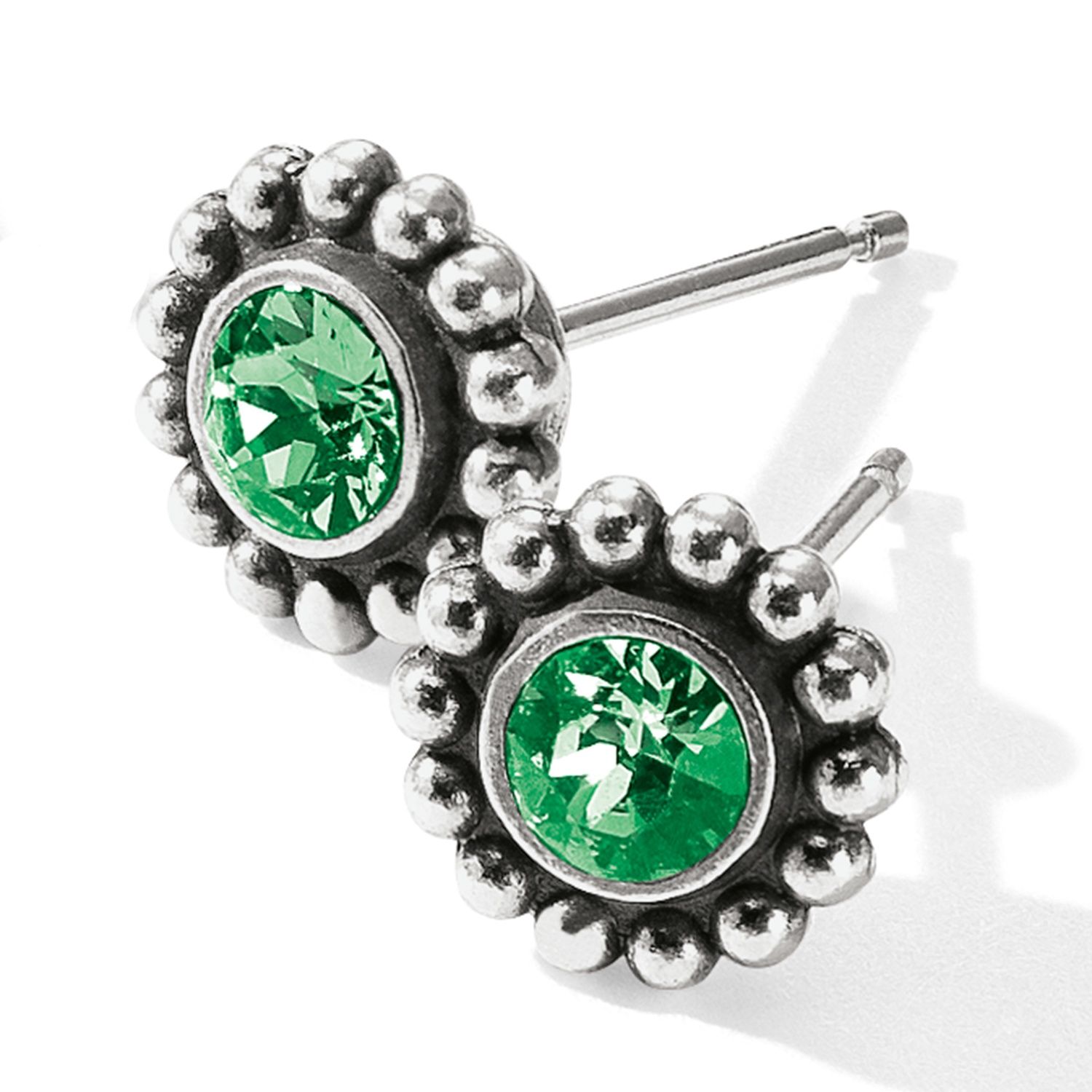 Brighton Twinkle Mini Post Earrings - Peridot, Color: Peridot